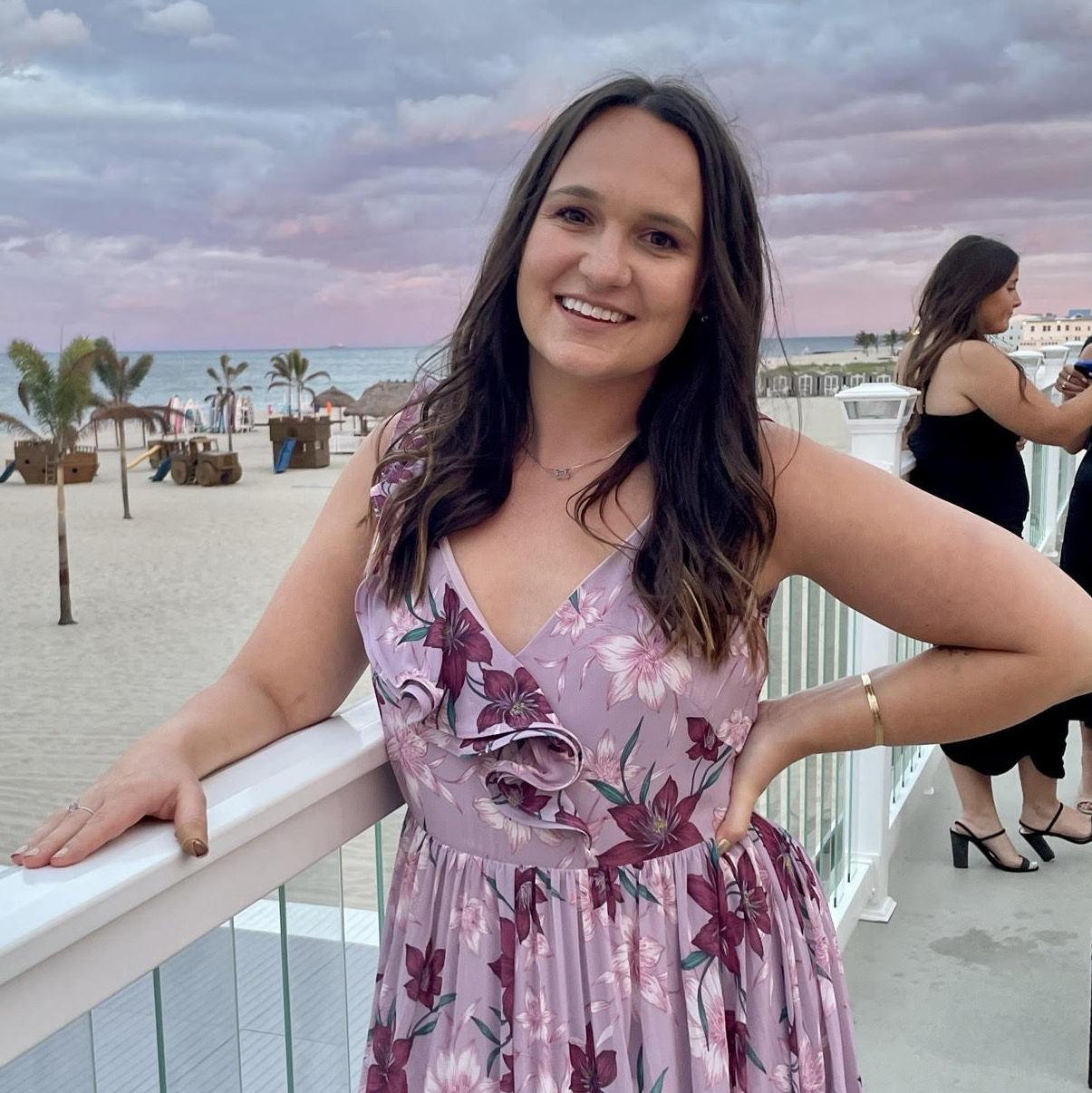 Photo of Maggie Brocklebank on the beach